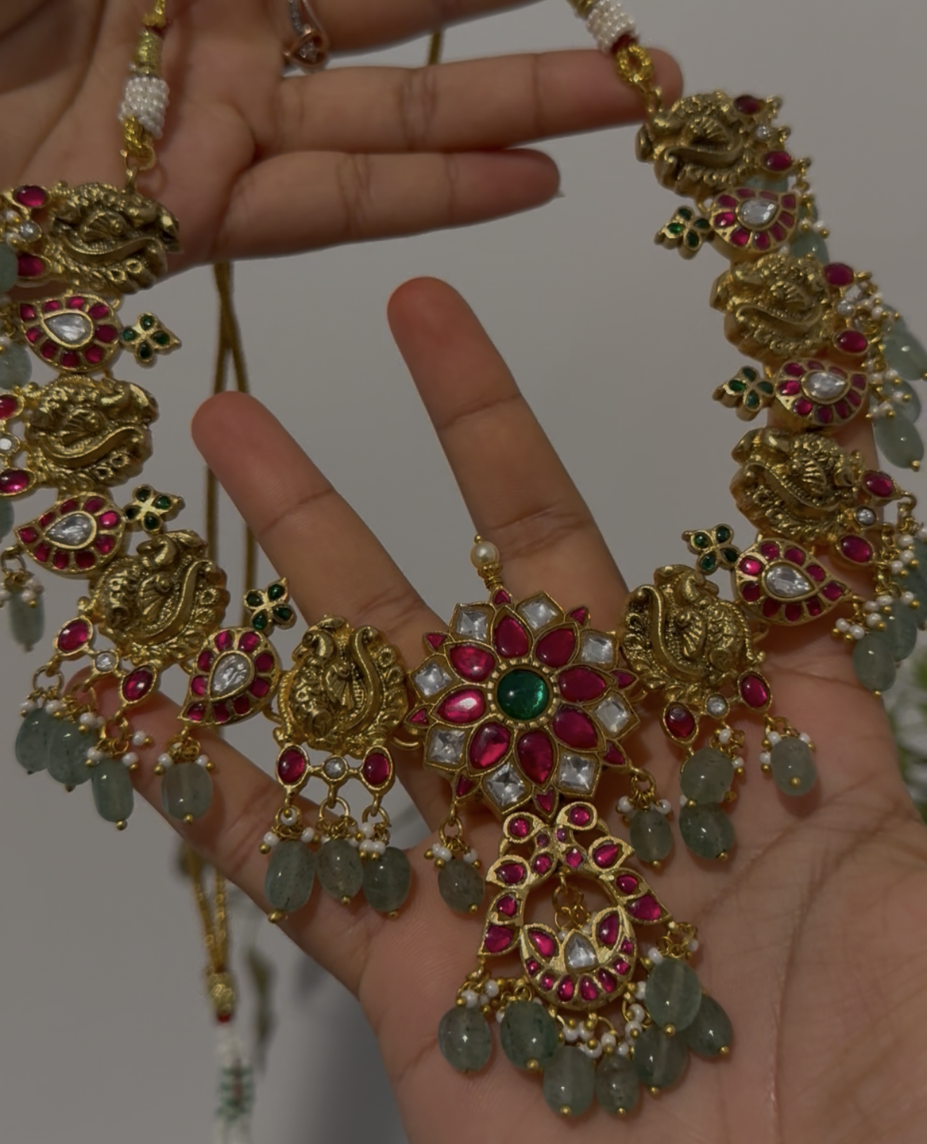 Royal Jadau Kundan Necklace x Nakshi Necklace